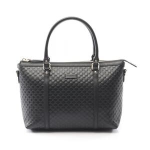 Gucci Guccissima Leather Tote Bag Black